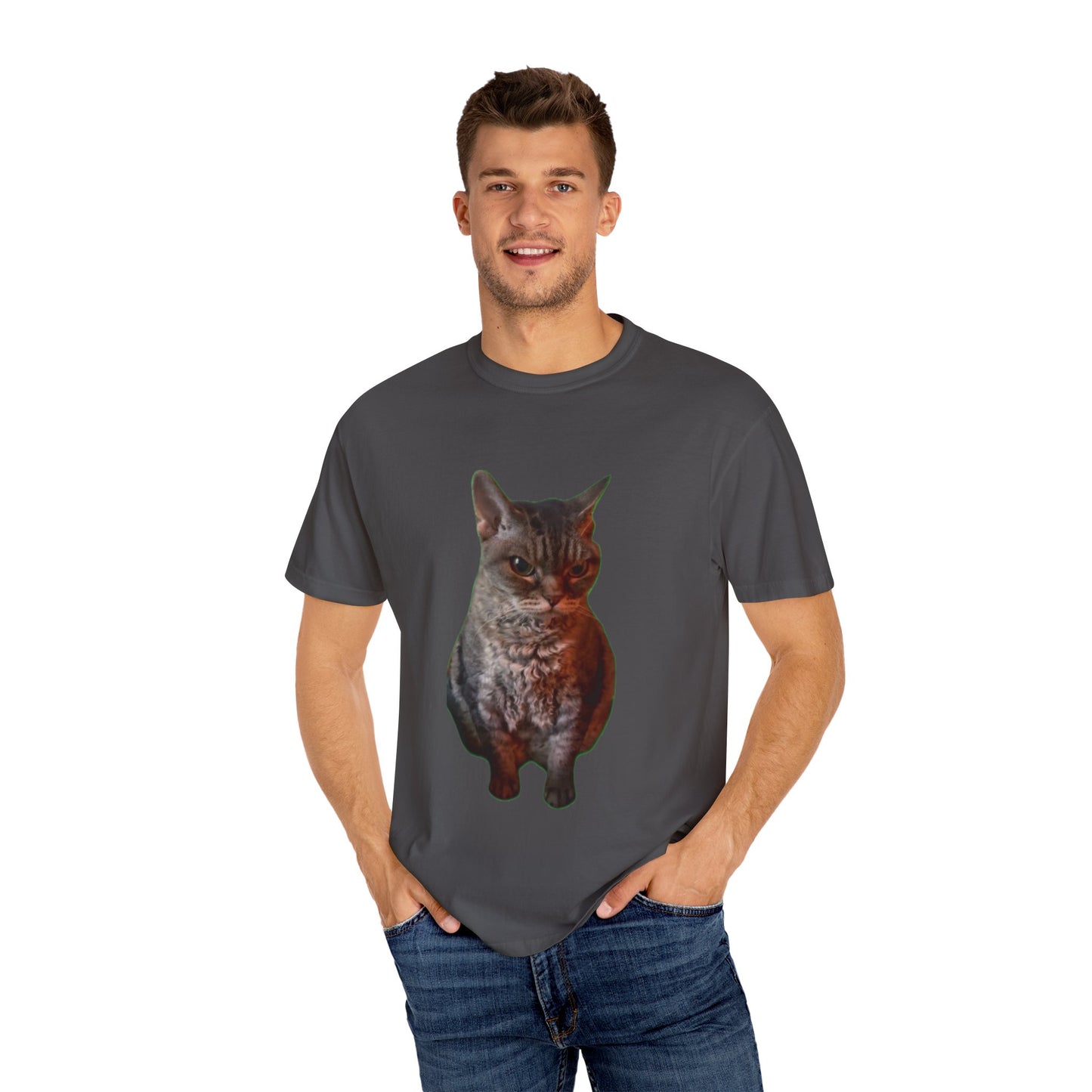 Cute Cat T-Shirt for Animal Lovers, Perfect Gift for Birthdays, Pet Owners, Casual Wear, Unique Cat Tee, Unisex Fashion
