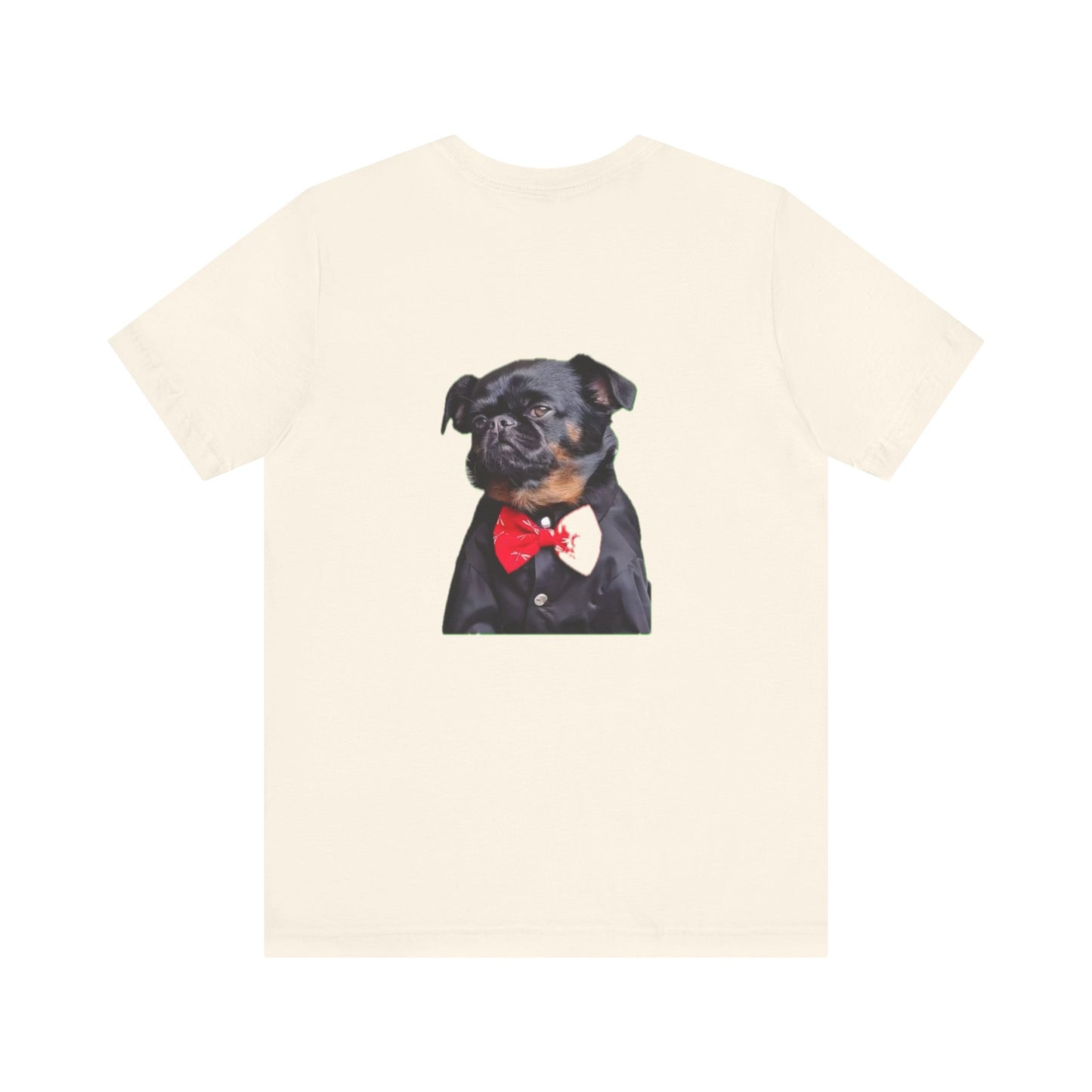 Dapper Dog Graphic Tee, Funny Pet Shirt, Cute Dog Lover Gift, Casual Wear, Birthday Present, Animal Themed Apparel