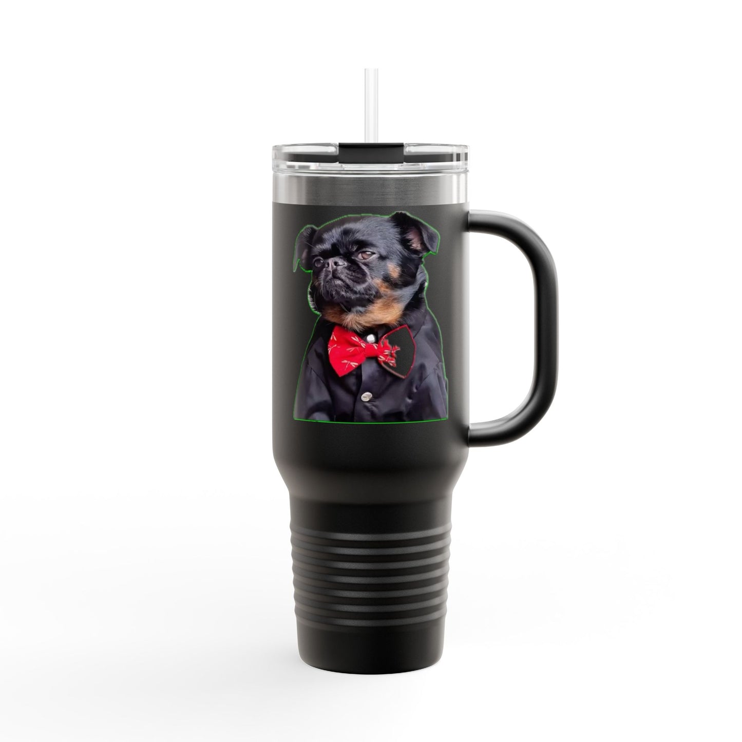 Stylish Insulated Travel Mug - Perfect for Dog Lovers, 40oz Personalized Drinkware, Pet Gifts, Travel Coffee Mug, Unique Dog Mug