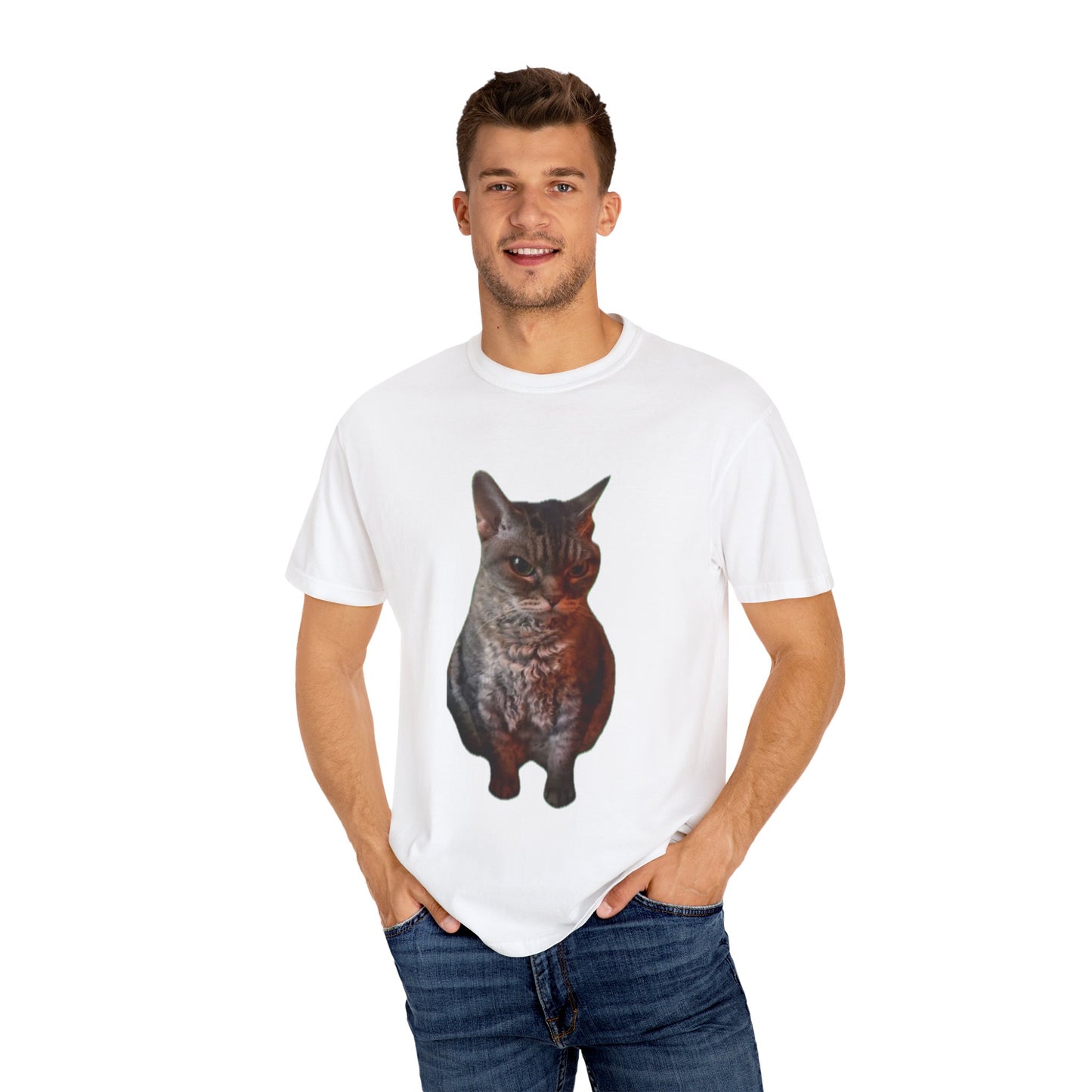 Cute Cat T-Shirt for Animal Lovers, Perfect Gift for Birthdays, Pet Owners, Casual Wear, Unique Cat Tee, Unisex Fashion