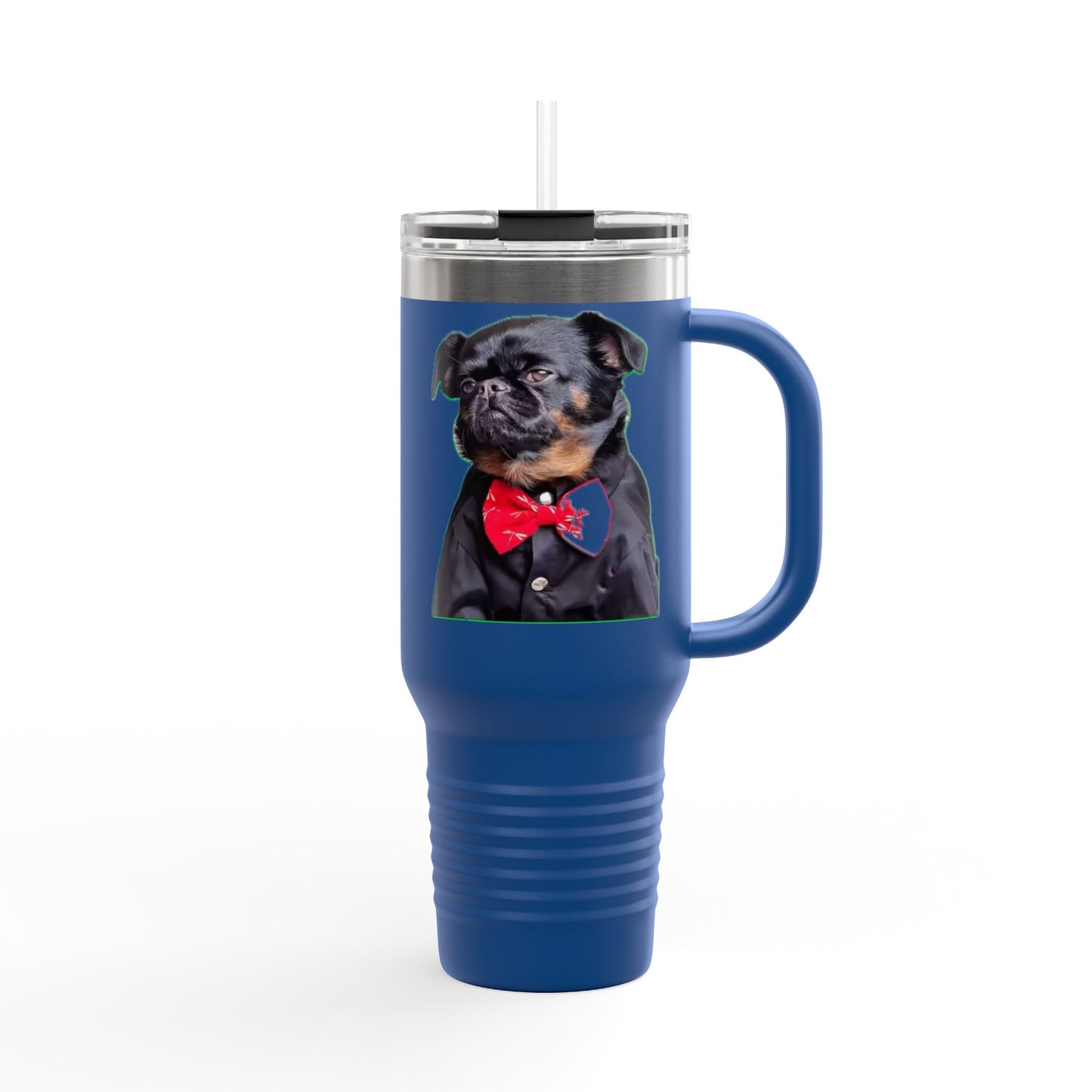 Stylish Insulated Travel Mug - Perfect for Dog Lovers, 40oz Personalized Drinkware, Pet Gifts, Travel Coffee Mug, Unique Dog Mug