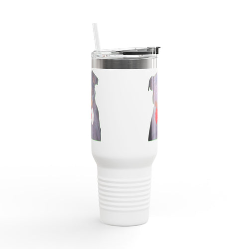 Stylish Insulated Travel Mug - Perfect for Dog Lovers, 40oz Personalized Drinkware, Pet Gifts, Travel Coffee Mug, Unique Dog Mug