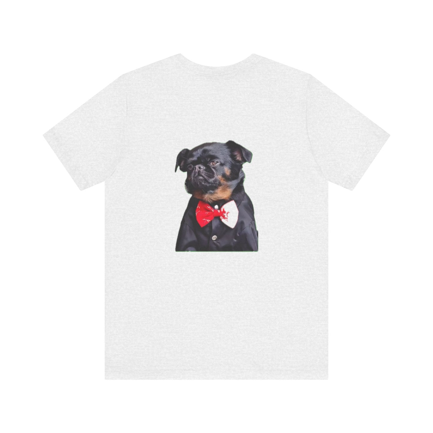 Dapper Dog Graphic Tee, Funny Pet Shirt, Cute Dog Lover Gift, Casual Wear, Birthday Present, Animal Themed Apparel