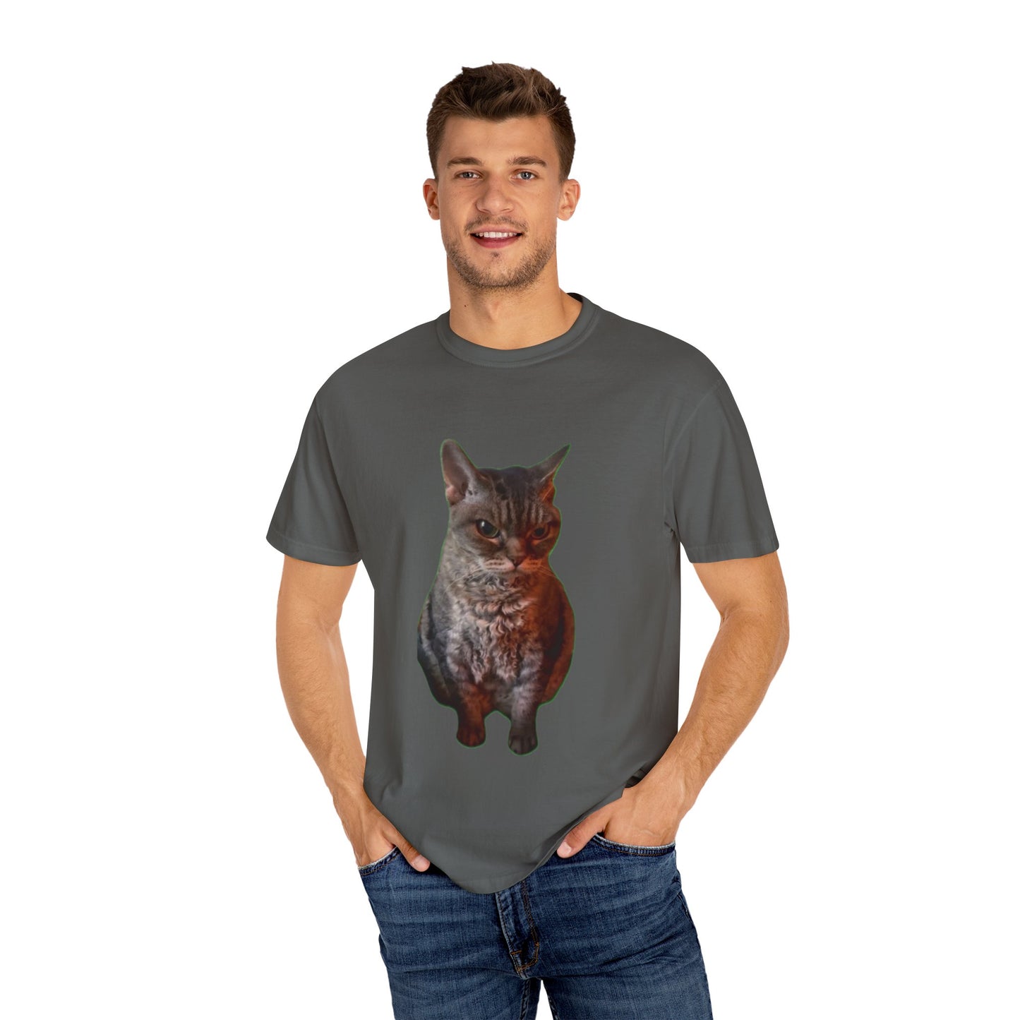 Cute Cat T-Shirt for Animal Lovers, Perfect Gift for Birthdays, Pet Owners, Casual Wear, Unique Cat Tee, Unisex Fashion