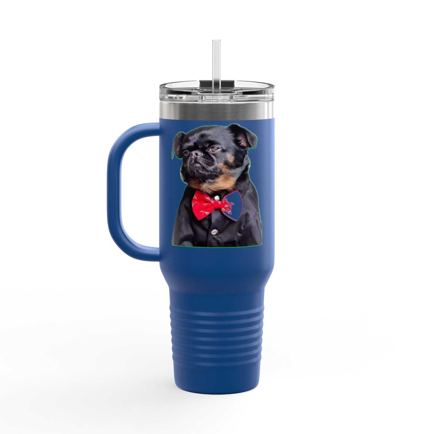 Stylish Insulated Travel Mug - Perfect for Dog Lovers, 40oz Personalized Drinkware, Pet Gifts, Travel Coffee Mug, Unique Dog Mug