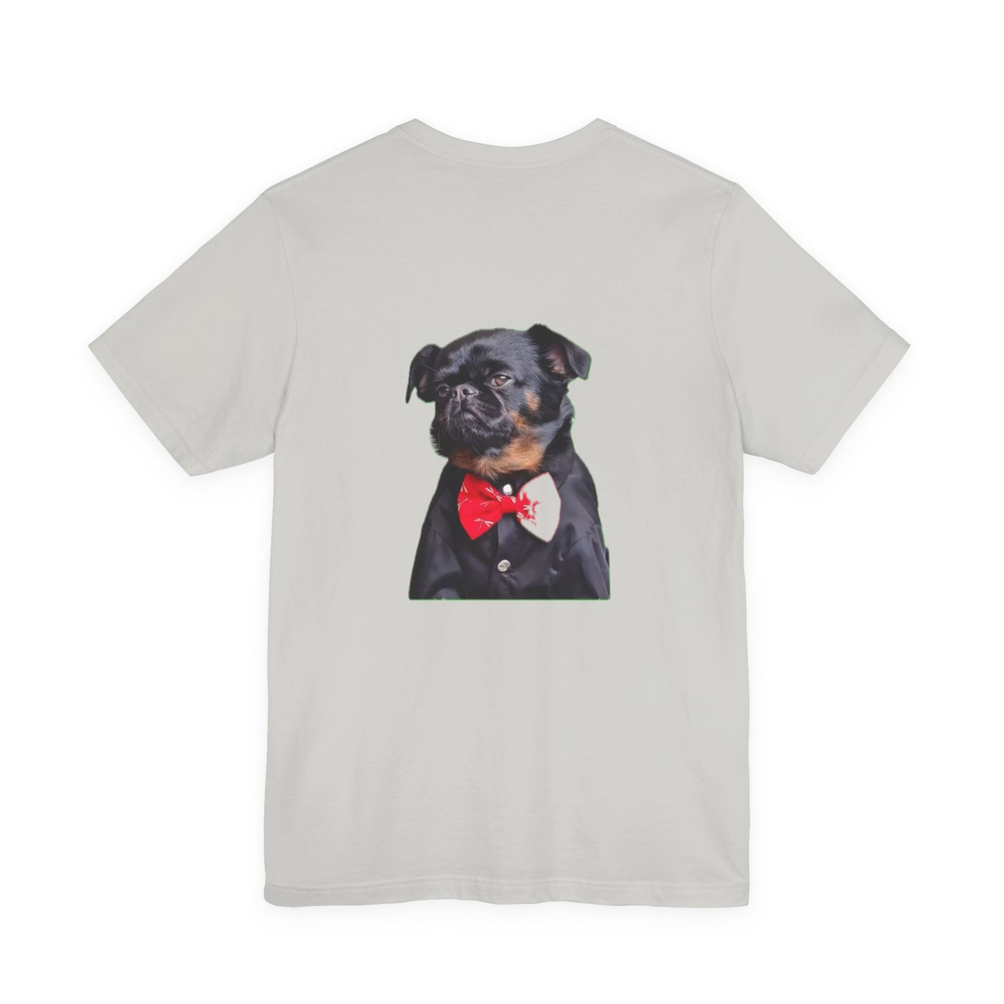 Dapper Dog Graphic Tee, Funny Pet Shirt, Cute Dog Lover Gift, Casual Wear, Birthday Present, Animal Themed Apparel