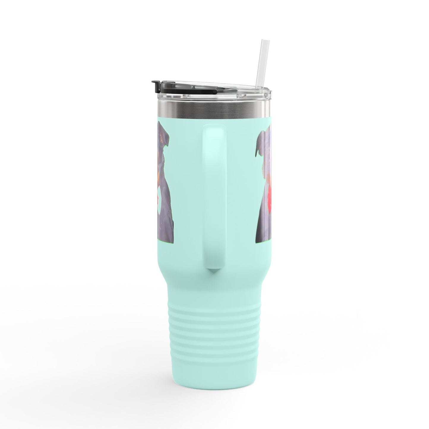 Stylish Insulated Travel Mug - Perfect for Dog Lovers, 40oz Personalized Drinkware, Pet Gifts, Travel Coffee Mug, Unique Dog Mug