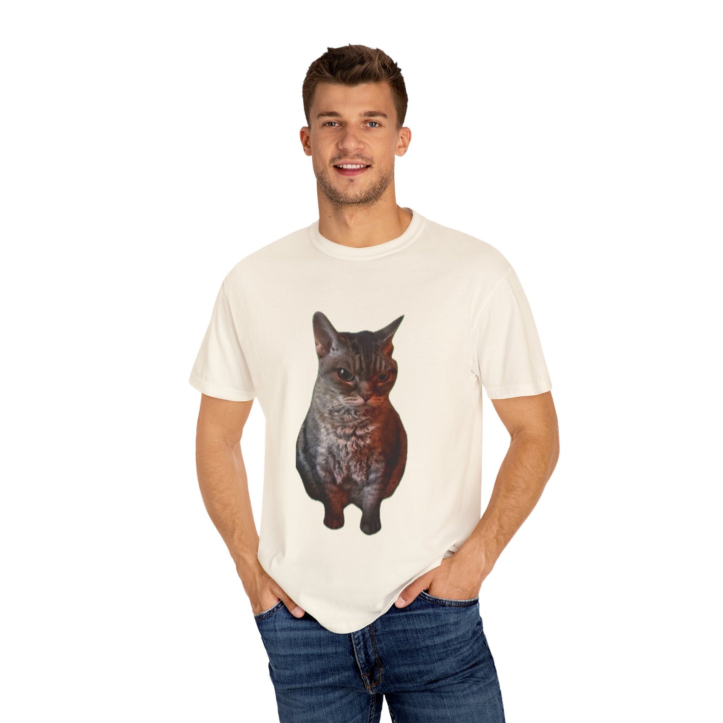 Cute Cat T-Shirt for Animal Lovers, Perfect Gift for Birthdays, Pet Owners, Casual Wear, Unique Cat Tee, Unisex Fashion
