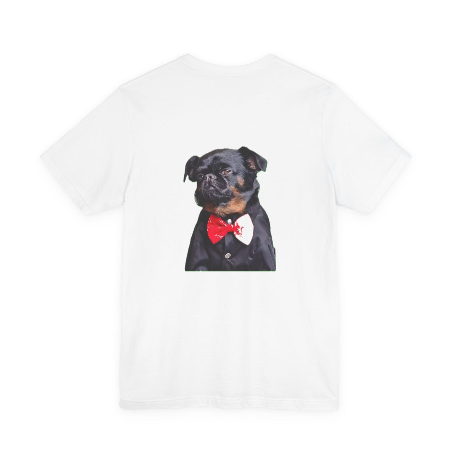 Dapper Dog Graphic Tee, Funny Pet Shirt, Cute Dog Lover Gift, Casual Wear, Birthday Present, Animal Themed Apparel