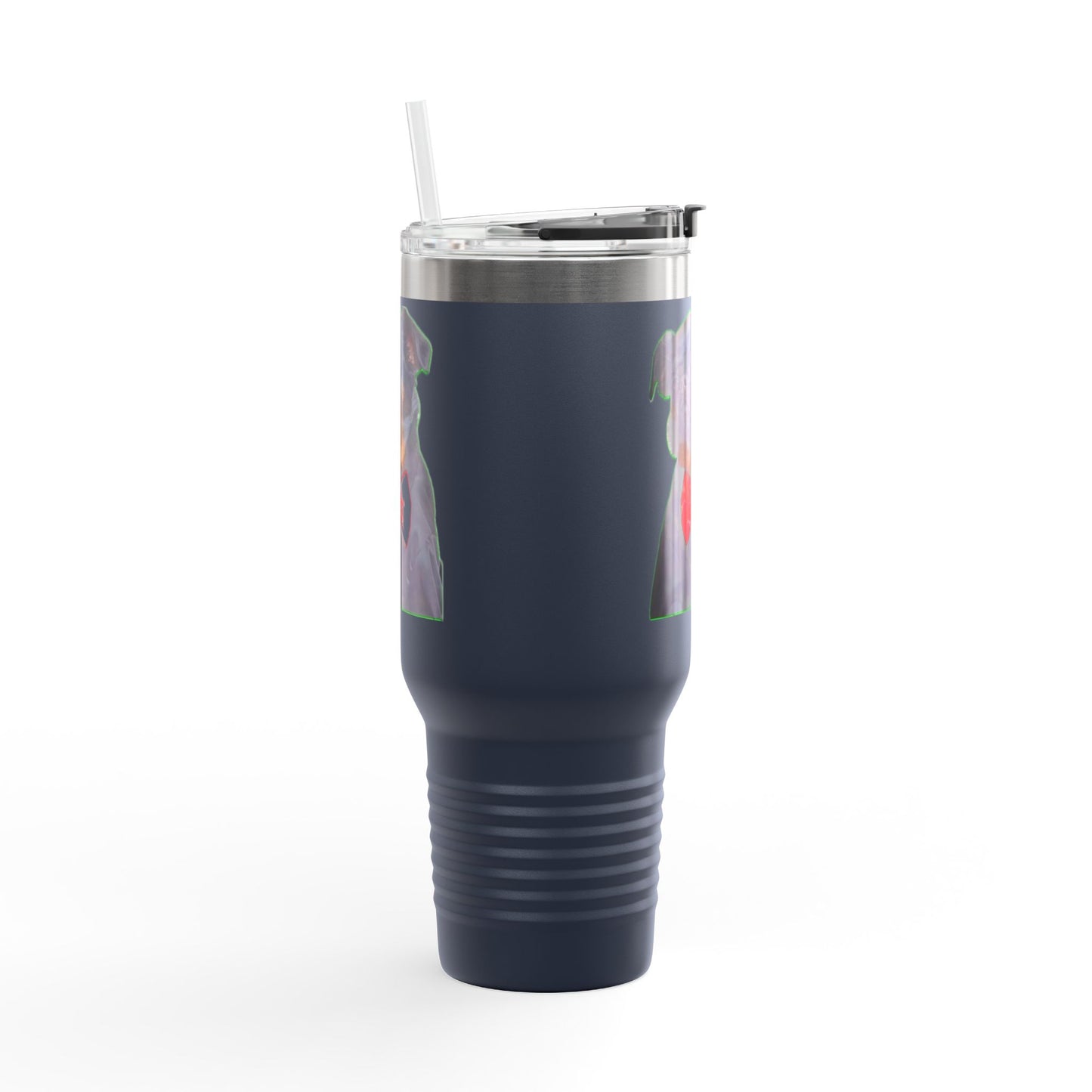 Stylish Insulated Travel Mug - Perfect for Dog Lovers, 40oz Personalized Drinkware, Pet Gifts, Travel Coffee Mug, Unique Dog Mug