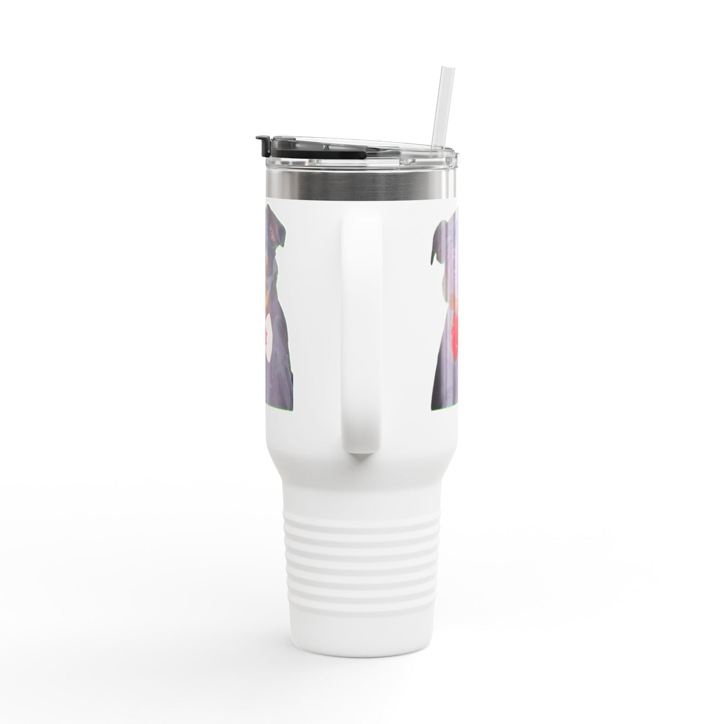 Stylish Insulated Travel Mug - Perfect for Dog Lovers, 40oz Personalized Drinkware, Pet Gifts, Travel Coffee Mug, Unique Dog Mug