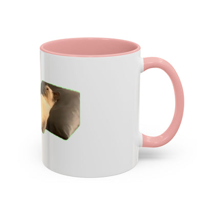 Cute Cat Accent Coffee Mug, Animal Lover Gift, Cute Mug for Cat Owners, Coffee Cup for Cat Lovers, Cozy Home Decor, Unique Gift Idea