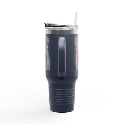 Stylish Insulated Travel Mug - Perfect for Dog Lovers, 40oz Personalized Drinkware, Pet Gifts, Travel Coffee Mug, Unique Dog Mug