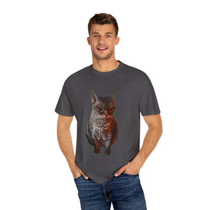 Cute Cat T-Shirt for Animal Lovers, Perfect Gift for Birthdays, Pet Owners, Casual Wear, Unique Cat Tee, Unisex Fashion