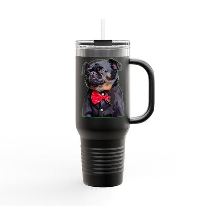 Stylish Insulated Travel Mug - Perfect for Dog Lovers, 40oz Personalized Drinkware, Pet Gifts, Travel Coffee Mug, Unique Dog Mug