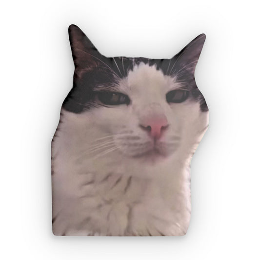 Custom Cat-Shaped Pillow, Personalized Cat Decor, Pet Lover Gift, Cozy Home Accessory, Unique Cat Cushion