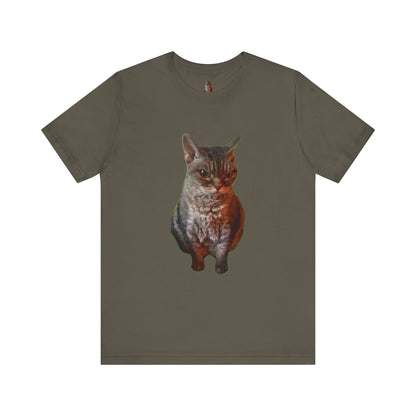 Cute Cat Graphic Tee, Cat Lover Gift, Pet Enthusiast Apparel, Animal Lover Shirt, Fun Casual Wear, Unique Cat Design T-Shirt