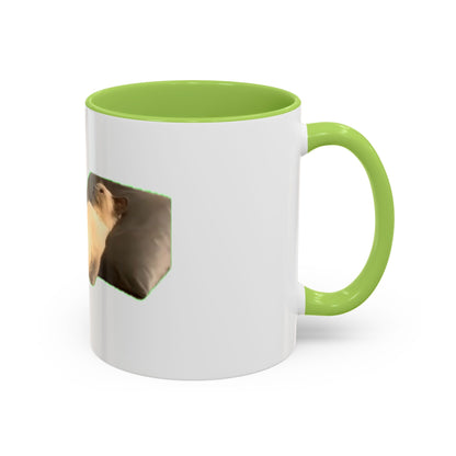 Cute Cat Accent Coffee Mug, Animal Lover Gift, Cute Mug for Cat Owners, Coffee Cup for Cat Lovers, Cozy Home Decor, Unique Gift Idea