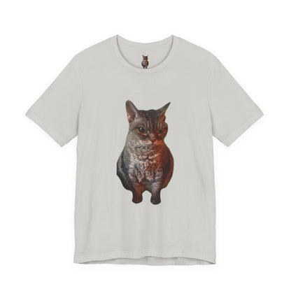 Cute Cat Graphic Tee, Cat Lover Gift, Pet Enthusiast Apparel, Animal Lover Shirt, Fun Casual Wear, Unique Cat Design T-Shirt