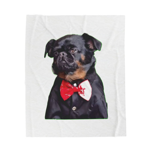 Stylish Pug Plush Blanket, Cozy Pet Lover Gift, Dog-Themed Decor, Valentine’s Day Present, Living Room Accent