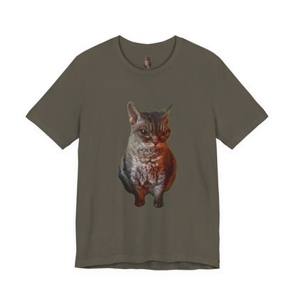 Cute Cat Graphic Tee, Cat Lover Gift, Pet Enthusiast Apparel, Animal Lover Shirt, Fun Casual Wear, Unique Cat Design T-Shirt