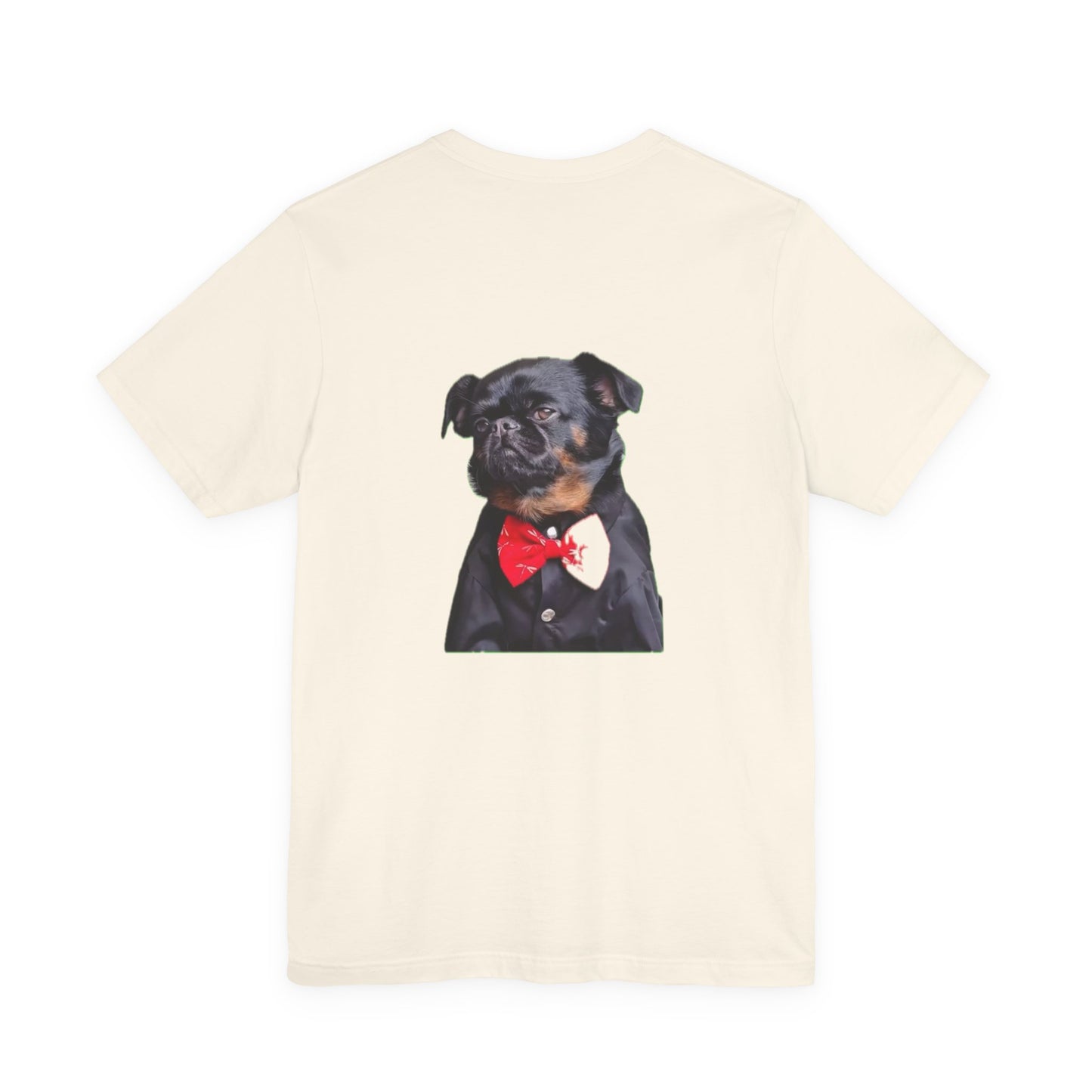 Dapper Dog Graphic Tee, Funny Pet Shirt, Cute Dog Lover Gift, Casual Wear, Birthday Present, Animal Themed Apparel