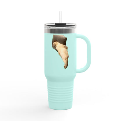 Insulated Travel Mug - 40oz, Personalized Coffee Cup, Eco-Friendly Drinkware, Gift for Travelers, BPA-Free Hydration