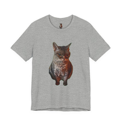 Cute Cat Graphic Tee, Cat Lover Gift, Pet Enthusiast Apparel, Animal Lover Shirt, Fun Casual Wear, Unique Cat Design T-Shirt