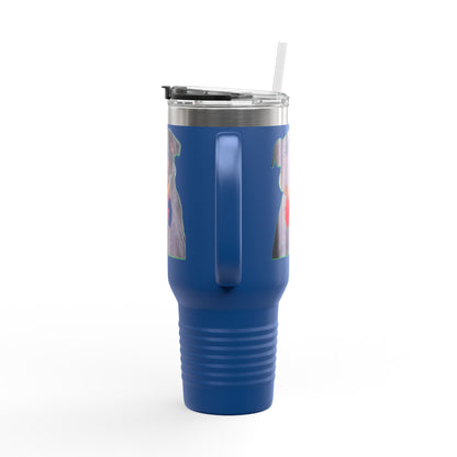Stylish Insulated Travel Mug - Perfect for Dog Lovers, 40oz Personalized Drinkware, Pet Gifts, Travel Coffee Mug, Unique Dog Mug
