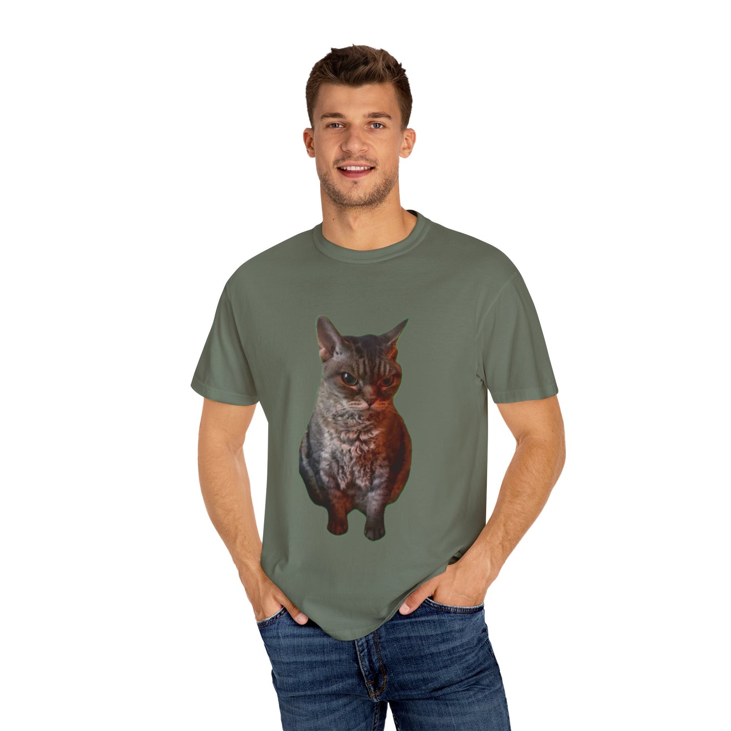 Cute Cat T-Shirt for Animal Lovers, Perfect Gift for Birthdays, Pet Owners, Casual Wear, Unique Cat Tee, Unisex Fashion