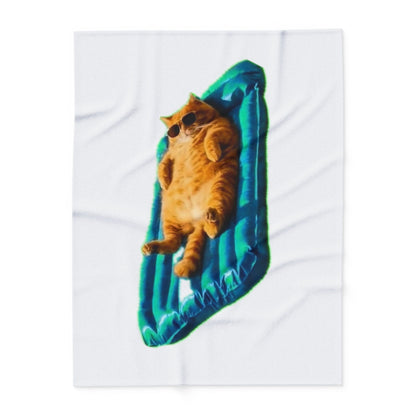 Cozy Cat Fleece Blanket - Warm Pet Throw for Cat Lovers, Cute Couch Decor, Gift for Cat Owners, Comfortable Home Accents, Fun Pet Gifts