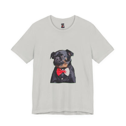 Dapper Dog Graphic Tee, Funny Pet Shirt, Cute Dog Lover Gift, Casual Wear, Birthday Present, Animal Themed Apparel