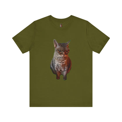 Cute Cat Graphic Tee, Cat Lover Gift, Pet Enthusiast Apparel, Animal Lover Shirt, Fun Casual Wear, Unique Cat Design T-Shirt