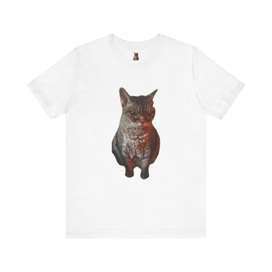 Cute Cat Graphic Tee, Cat Lover Gift, Pet Enthusiast Apparel, Animal Lover Shirt, Fun Casual Wear, Unique Cat Design T-Shirt