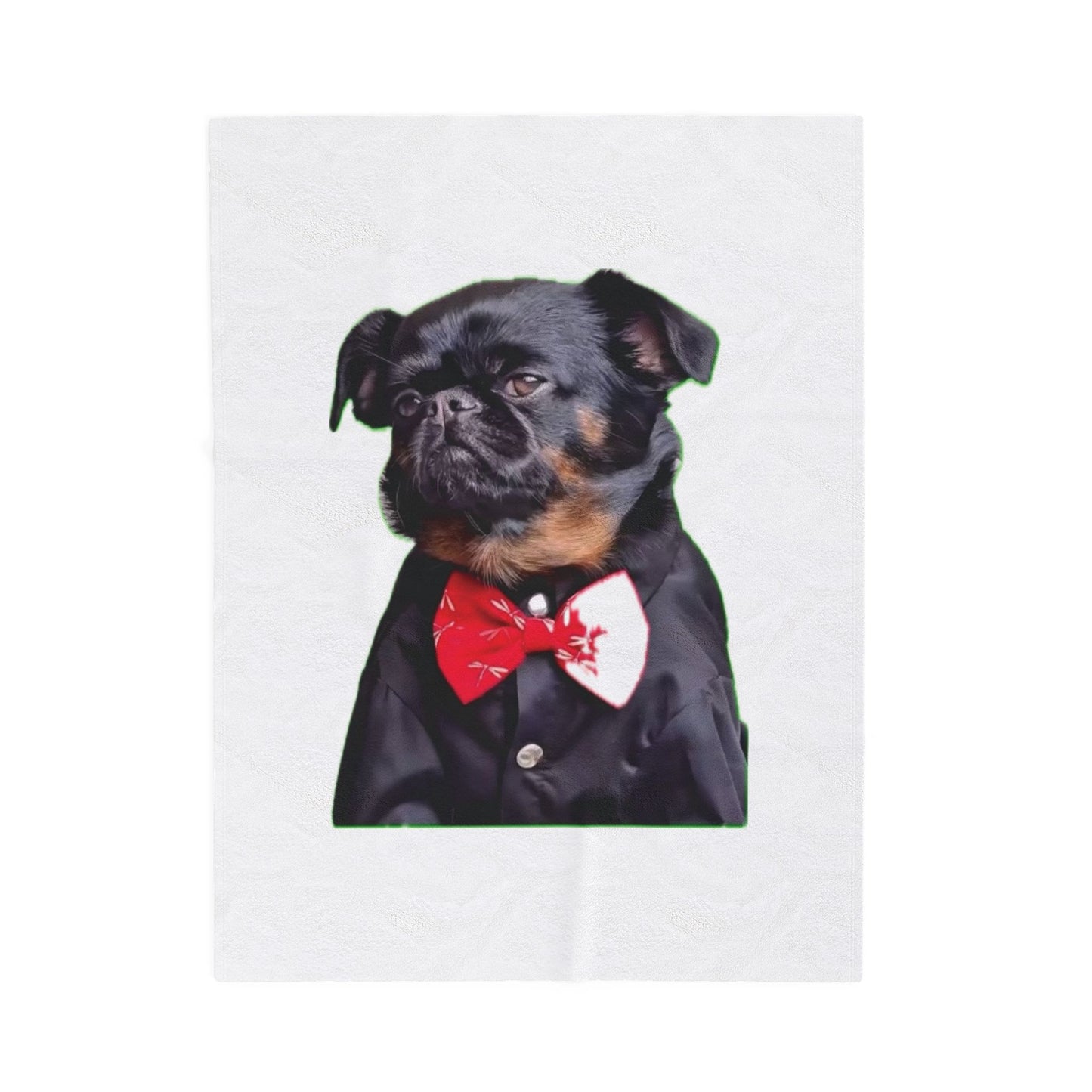 Stylish Pug Plush Blanket, Cozy Pet Lover Gift, Dog-Themed Decor, Valentine’s Day Present, Living Room Accent