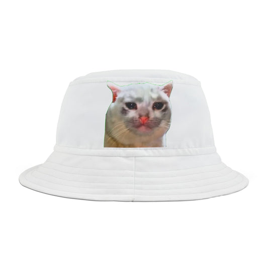Cat Lover Bucket Hat - AOP, Fun Summer Hat, Gift for Pet Owners, Trendy Sun Protection, Unique Fashion Accessory