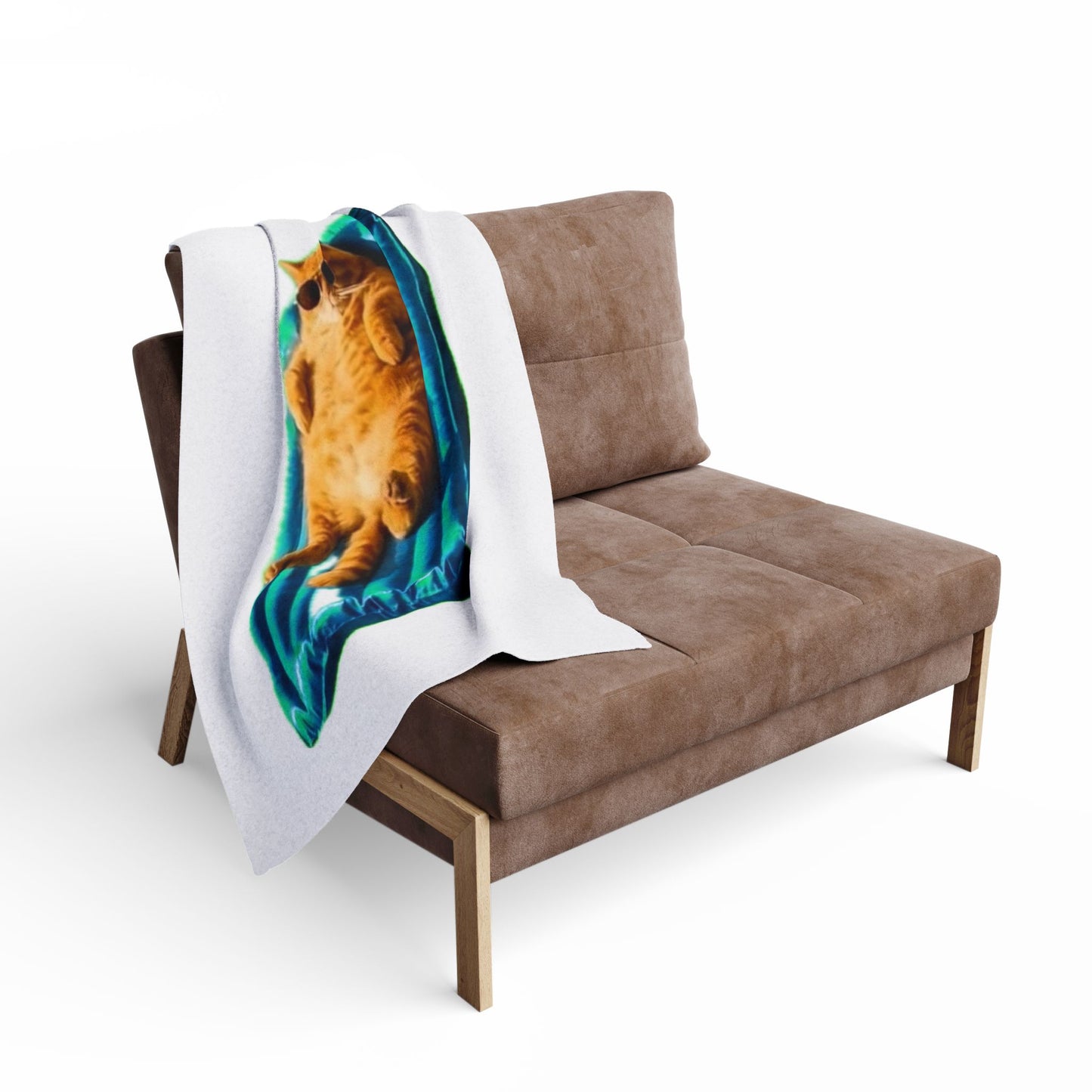 Cozy Cat Fleece Blanket - Warm Pet Throw for Cat Lovers, Cute Couch Decor, Gift for Cat Owners, Comfortable Home Accents, Fun Pet Gifts