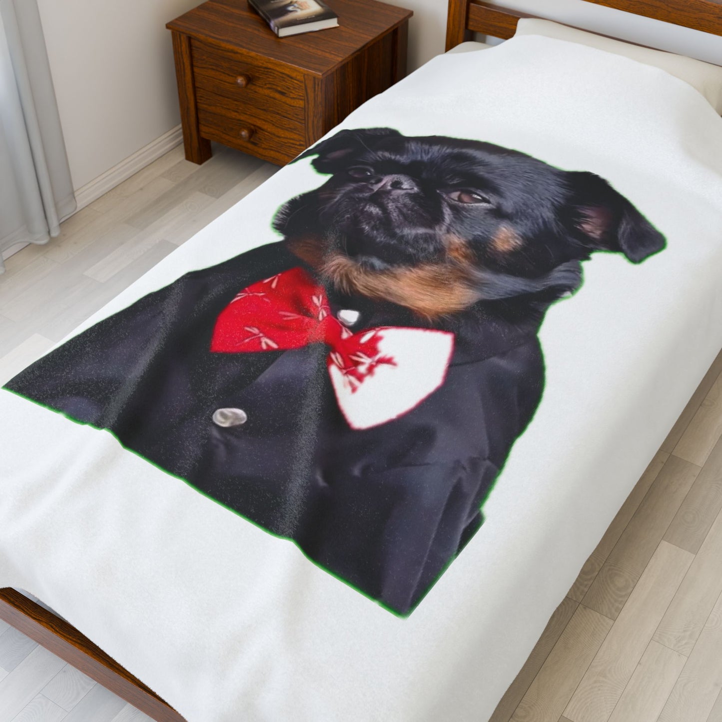 Stylish Pug Plush Blanket, Cozy Pet Lover Gift, Dog-Themed Decor, Valentine’s Day Present, Living Room Accent