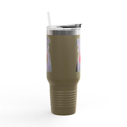Stylish Insulated Travel Mug - Perfect for Dog Lovers, 40oz Personalized Drinkware, Pet Gifts, Travel Coffee Mug, Unique Dog Mug