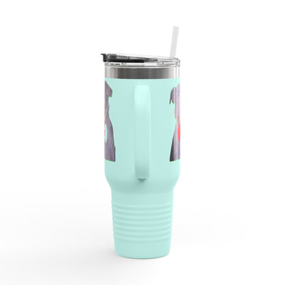 Stylish Insulated Travel Mug - Perfect for Dog Lovers, 40oz Personalized Drinkware, Pet Gifts, Travel Coffee Mug, Unique Dog Mug