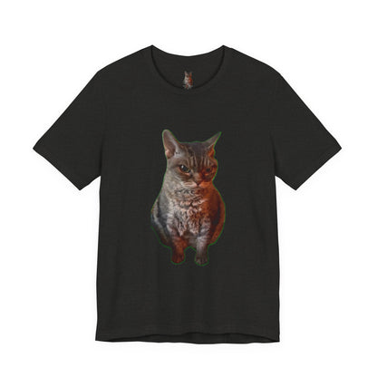Cute Cat Graphic Tee, Cat Lover Gift, Pet Enthusiast Apparel, Animal Lover Shirt, Fun Casual Wear, Unique Cat Design T-Shirt