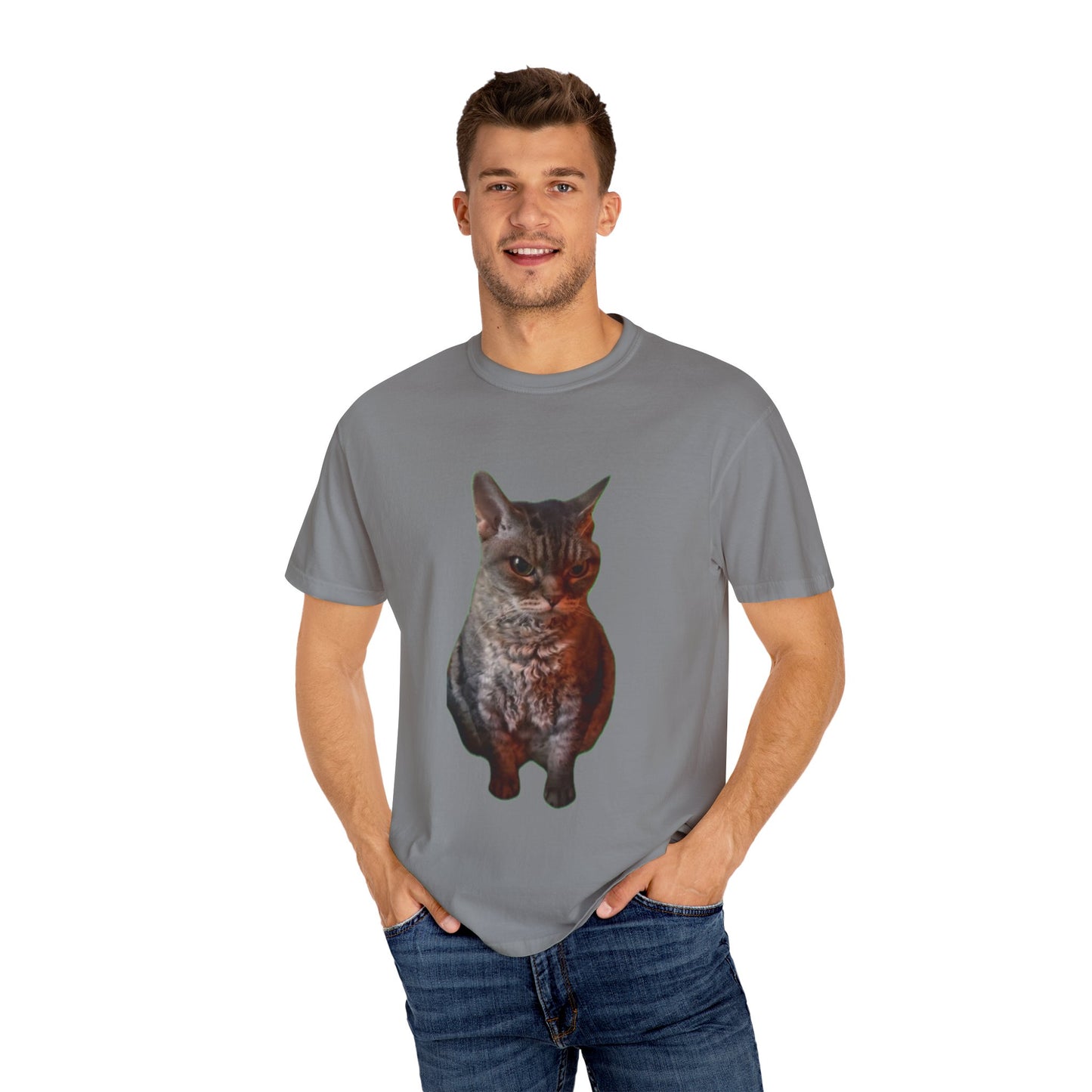 Cute Cat T-Shirt for Animal Lovers, Perfect Gift for Birthdays, Pet Owners, Casual Wear, Unique Cat Tee, Unisex Fashion