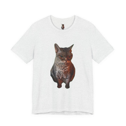 Cute Cat Graphic Tee, Cat Lover Gift, Pet Enthusiast Apparel, Animal Lover Shirt, Fun Casual Wear, Unique Cat Design T-Shirt