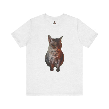 Cute Cat Graphic Tee, Cat Lover Gift, Pet Enthusiast Apparel, Animal Lover Shirt, Fun Casual Wear, Unique Cat Design T-Shirt