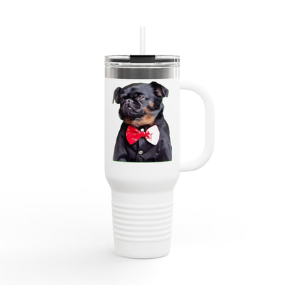 Stylish Insulated Travel Mug - Perfect for Dog Lovers, 40oz Personalized Drinkware, Pet Gifts, Travel Coffee Mug, Unique Dog Mug