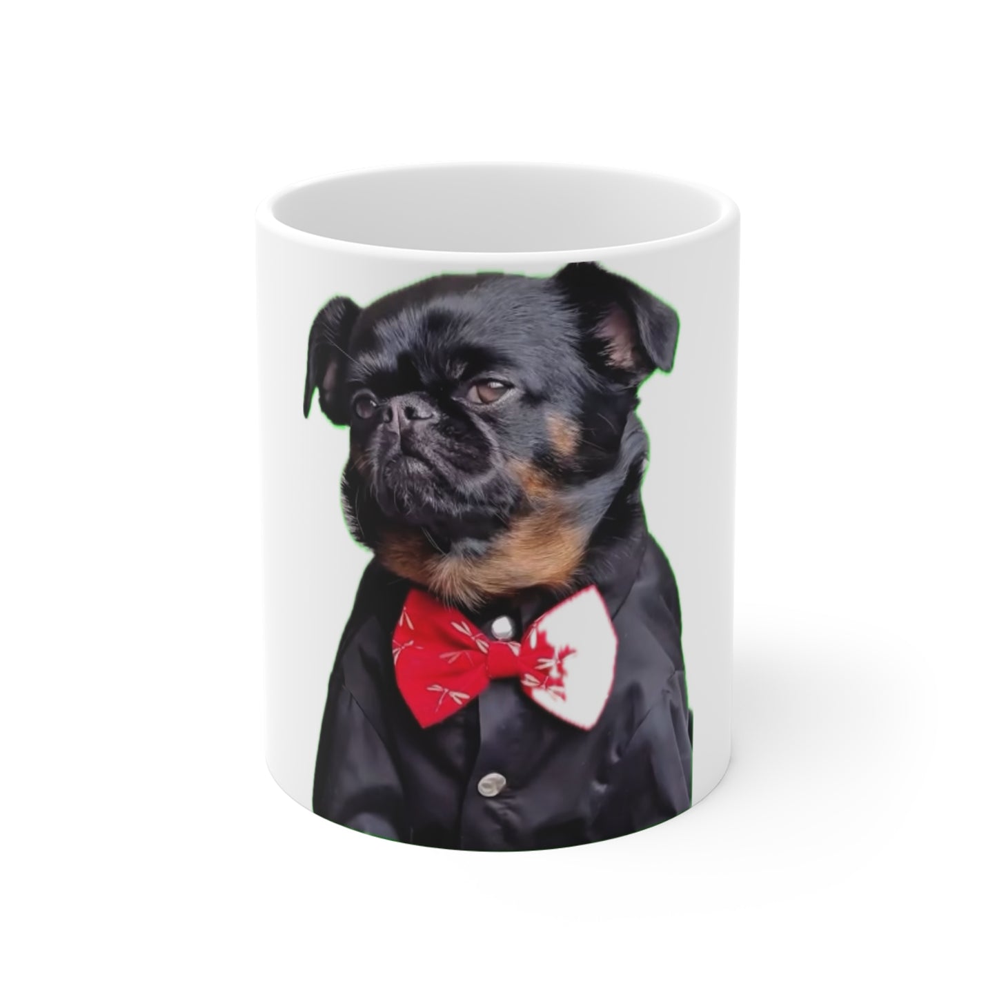 Elegant Dog Tuxedo Mug - Perfect Gift for Dog Lovers, Pet Birthdays, Coffee Enthusiasts, Cute Animal Decor, Fun Home Barware