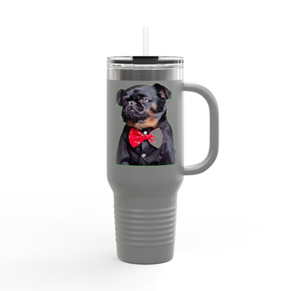 Stylish Insulated Travel Mug - Perfect for Dog Lovers, 40oz Personalized Drinkware, Pet Gifts, Travel Coffee Mug, Unique Dog Mug