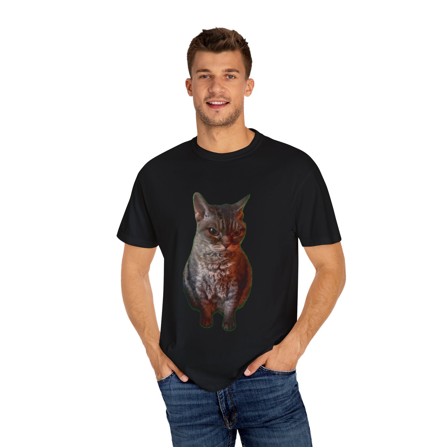 Cute Cat T-Shirt for Animal Lovers, Perfect Gift for Birthdays, Pet Owners, Casual Wear, Unique Cat Tee, Unisex Fashion