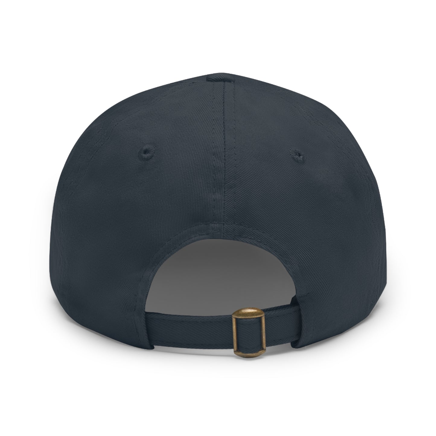 Stylish Dad Hat with Leather Patch Decor, Adjustable Cap for Pet Lovers, Gift for Father’s Day, Unique Birthday Present, Custom Dad Cap