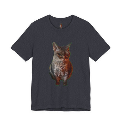 Cute Cat Graphic Tee, Cat Lover Gift, Pet Enthusiast Apparel, Animal Lover Shirt, Fun Casual Wear, Unique Cat Design T-Shirt